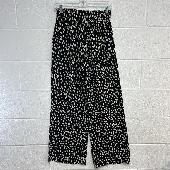 Wish Black and White Wide Leg Pants - Picture 6 of 6